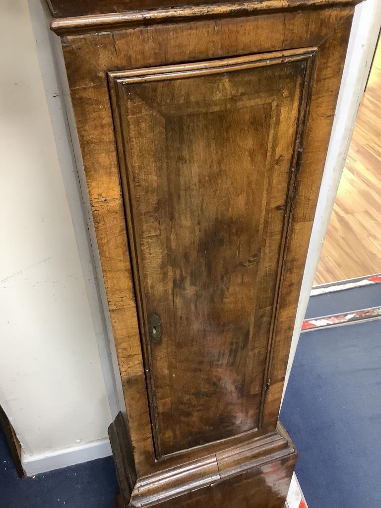 An 18th century thirty hour walnut longcase clock, William Monk, Berwick St John, height 188cm